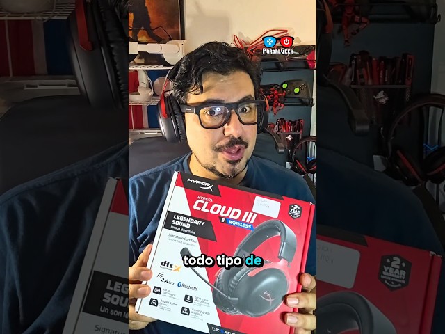 Vídeo relacionado con HyperX Cloud III S - Auriculares Gaming inalámbricos, Bluetooth, 2.4Ghz, PC, PS5, Xbox, Drivers 53 mm, DTS, micrófono 10mm, batería hasta 200h, Blanco