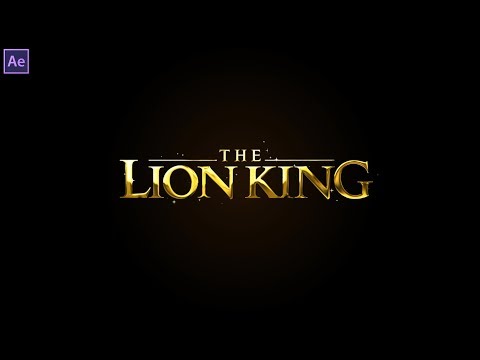 After Effect Logo & Text Animation - Shine & Golden Logo Animation