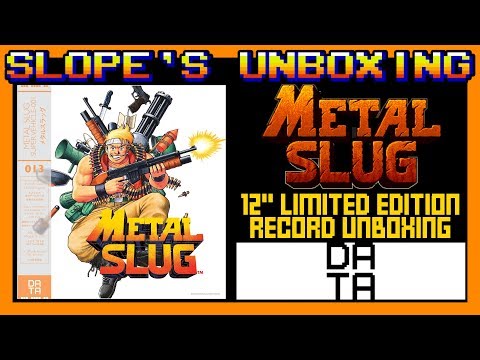 Metal Slug 12" Limited Edition unboxing from DATA DISCS - SGR
