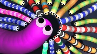 Slither.io - Мультяшная игра про Червяка! #2. Канал Family BOX наш НОВЫЙ РЕКОРД в СЛИЗЕРИО