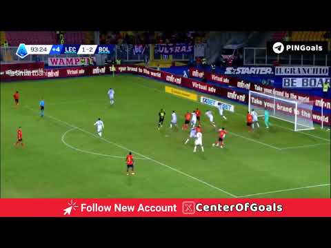  Gol camarda Lecce Bologna 2-2   28/09/2025