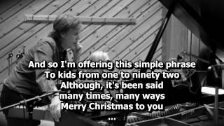 Paul McCartney and Diana Krall - The Christmas Song Chestnuts Roasting On An Open Fire