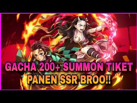 LANJUT GACHA DI GAME KIMETSU NO YAIBA!! PANEN SSR MENN GILE🔥 - DS:Blade of Hashira