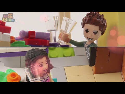 LEGO Friends 41379 Heartlake City Restaurant【Stop Motion Animation】