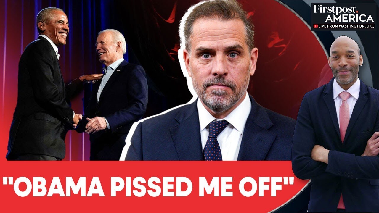Hunter Fumes at Obama For Leading Joe Biden Off Stage At Fundraiser | Firstpost America | N18G