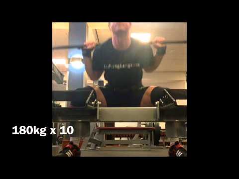 Squat 180kg x 10 at 74kg body weight