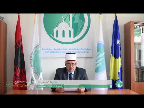 Urimi i Ramazanit nga kryeimami i KBI-së Dragash, Xhafer ef. Fejziu - 2021