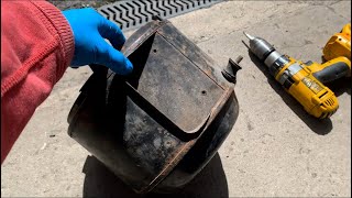 Mercedes R107: Regeneracja obudowy filtra powietrza