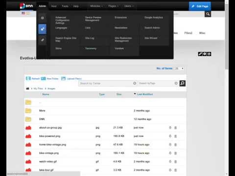 Evotiva DNNUserFiles Taxonomy (tagging and filtering) Demo