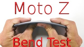 Worlds THINNEST Smartphone BEND TEST - Motorola Moto Z