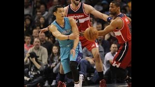 林書豪Jeremy Lin's Offense & Defense Highlights 2016-02-07 Hornets VS Wizards