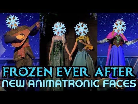 NEW 'Frozen Ever After' Animatronic Faces At EPCOT Revealed | Walt Disney World