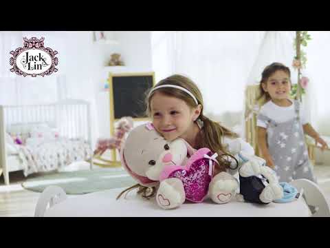 Мягкая игрушка Jack&Lin «Зайка в Летнем Платьице с Цветами» 20 см / JL-252-20