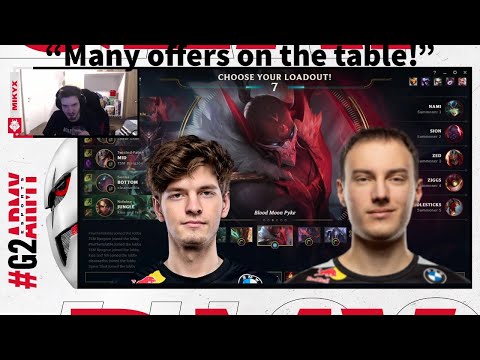 Perkz Asks Mikyx About Searching For New Teams And Blocking Offers!!