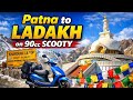 90cc TVS Scooty A Thrilling Ride From Patna To Ladakh