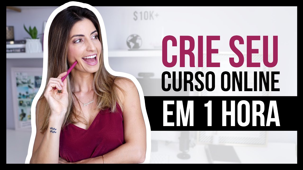 Estruture seu curso online em 1 hora
