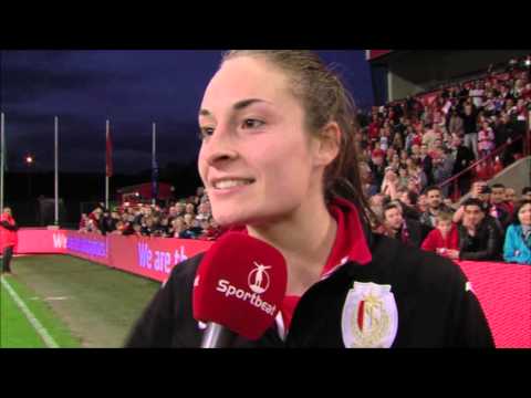 Tessa Wullaert na pakken van de BeNe League titel