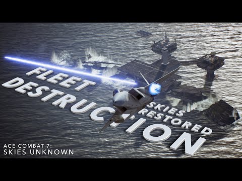 Ace Combat 7: Skies Unknown | Mission 11 — Fleet Destruction | Skies Restored Mod | Ace