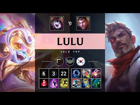 Lulu Top vs Jayce - KR Challenger Patch 25.04