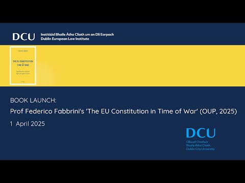 Book Launch: The EU Constitution in Time of War