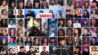 [60+ Reactors] My Hero Academia Season 8 Episode 3 MEGA Reaction Mashup - Boku no Hero Academia