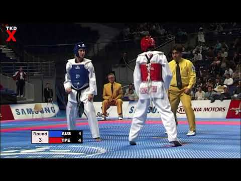 WTF Worlds 2005 Female Light Weight Semi Final - Carmen Marton (Australia) v Li Wen Su (Taipei)