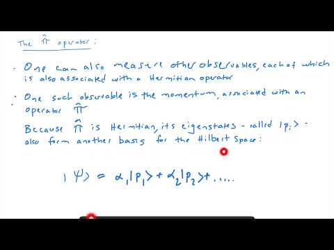 Quantum Field Theory 1 - Lecture 1 Review of Quantum Mechanics