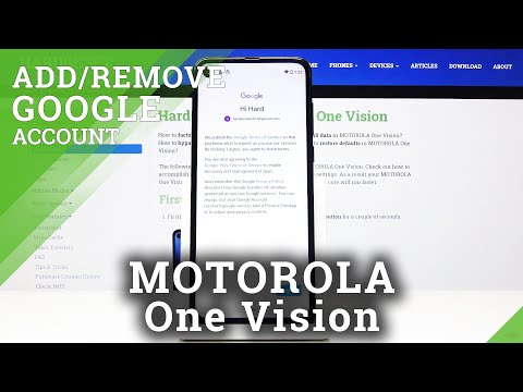 How to Add Google Account in MOTOROLA One Vision – Sign in to Google