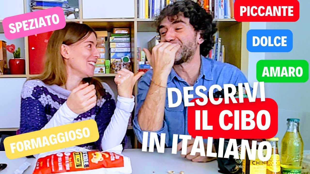 Come descrivere il Cibo in Italiano | How to describe food in Italian🥨🍸#learnitalian #italianfood