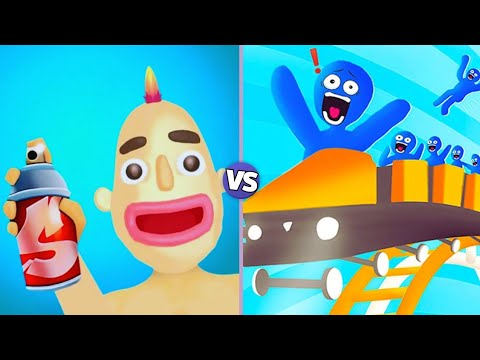 sandwich runner game video  Vs Roller Coaster Run 3D | Gameplay”Android,iOS