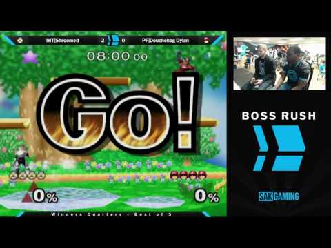 Boss Rush: Shroomed Winners Quarters - IMT|Shroomed (Sheik) vs PF|Douchebag Dylan (Captain Falcon)