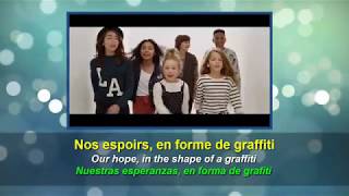 On écrit sur les murs   Kids United  English and Spanish subtitles