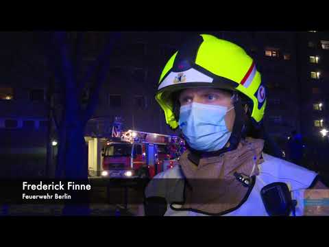 Jahreswechsel 2020/2021- Berliner Feuerwehr bewältigt 862 Einsätze – 661 weniger als im Vorjahr.