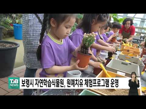 2025년 보령시 농업기술센터 자연학습식물원 원예치유 체험프로그램