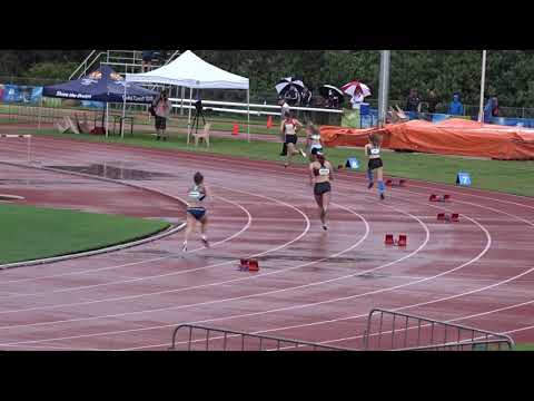 400m Hurdles U18 Girls Final 1., Australian All Schools Championships, Barlow Park, Cairns9/12/2018