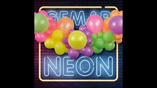 Sada na balonkovou girlandu - Neon