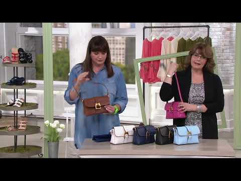 Dooney & Bourke Emerson Leather Crossbody Handbag- Kyra on QVC