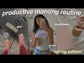 7am productive morning routine ♡ spring edition!🌷