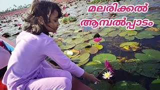 Malarikkal Water Lily Tourism ll Kerala Tourism ll 850 Acre water Lilly Field