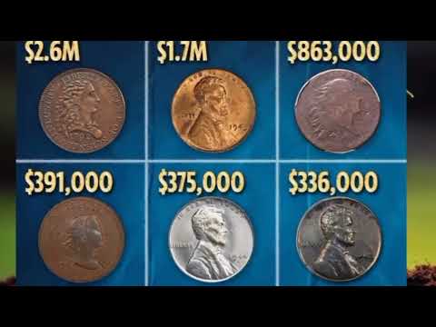 Top 10 Most Valuable coins / pennies, Dollars and cent English coins list