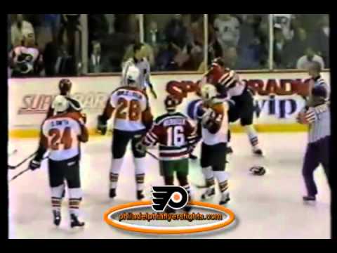 037 Nov 20, 1988 Al Stewart vs Scott Mellanby New Jersey Devils vs Philadelphia Flyers