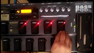 Video thumbnail for Test Line 6 Bass Pod Xt Live by U S.