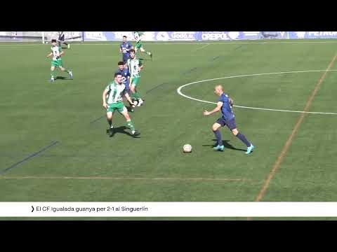 El CF Igualada guanya per 2-1 al Singuerlín