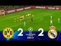 Dortmund 2 × 2 Real Madrid ➤ Extended Highlights 2016