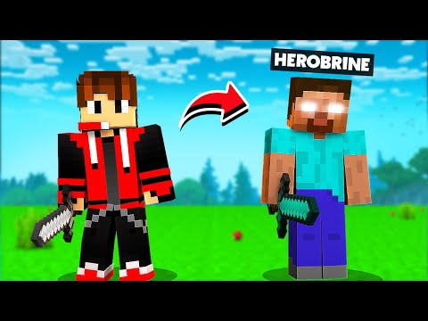 Become HEROBRINE in Minecraft! 😱