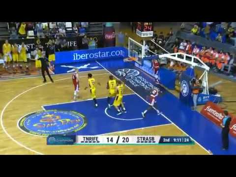 Iberostar Tenerife v SIG Strasbourg - Highlights; Basketball Champions League