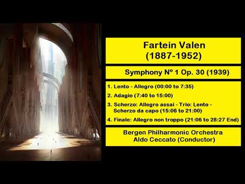 Fartein Valen (1887-1952) - Symphony Nº 1 Op. 30 (1939)