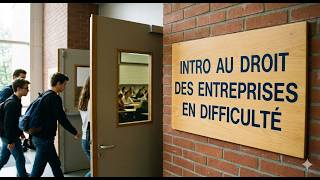 Introduction au droit des entreprises en difficulté