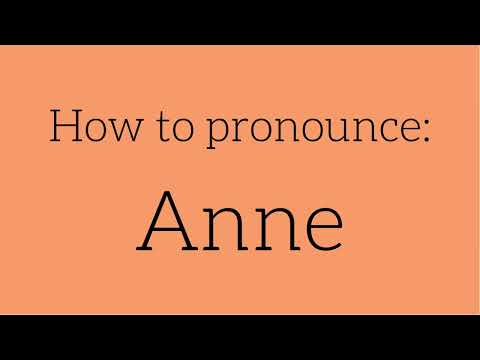 How to pronounce Anne - Language Swap - Turkish