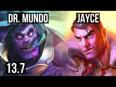 DR. MUNDO vs JAYCE (TOP) | 11/3/11, Legendary, 500+ games | KR Master | 13.7
